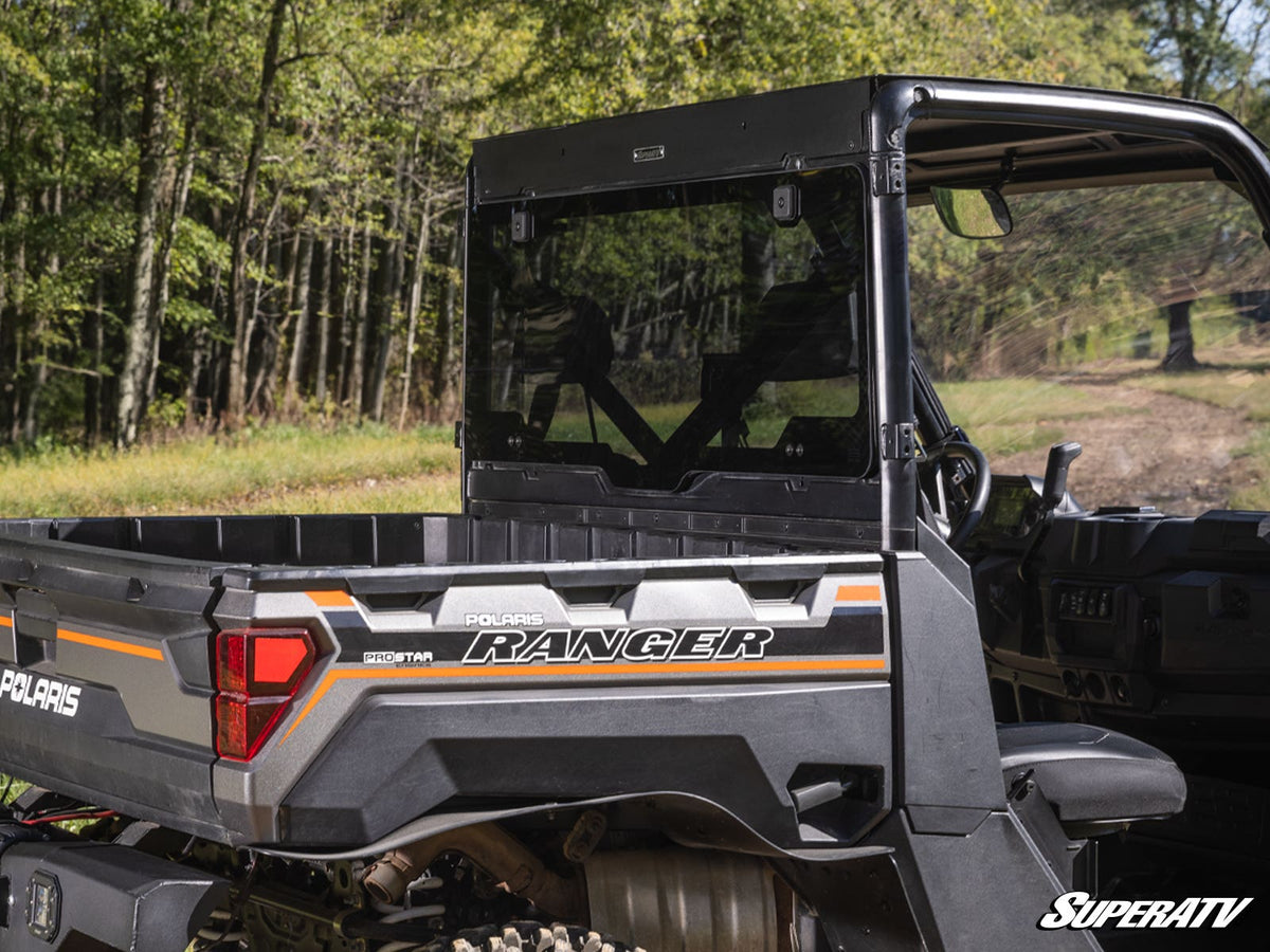 SuperATV Rear Glass Windshield for Polaris Ranger XP 1000 - image 4