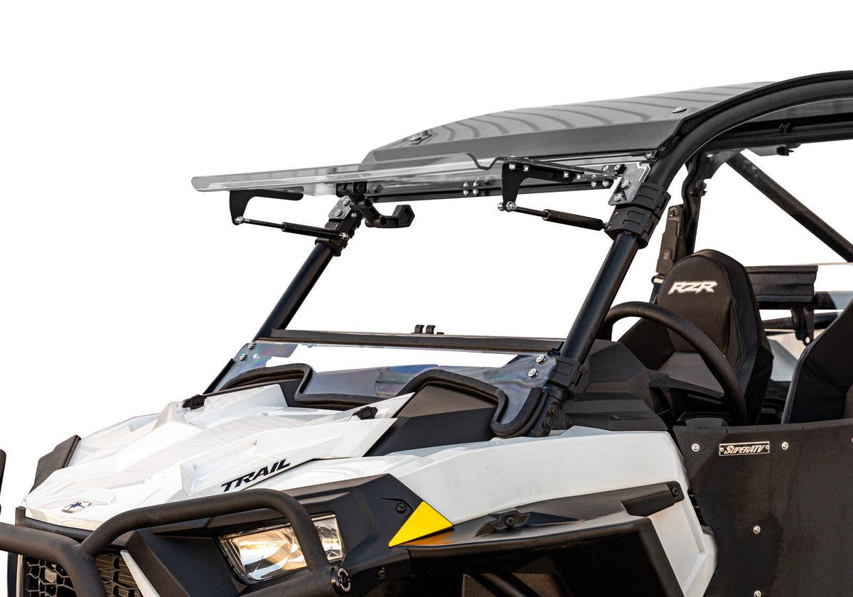 SuperATV Flip Windshield for Polaris RZR Trail S 1000