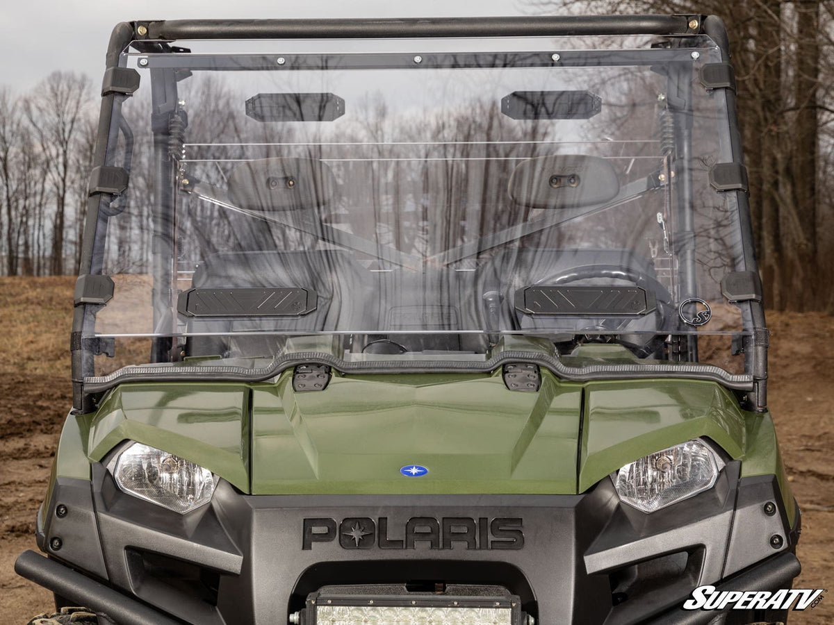 SuperATV Full-Size 500 Vented Full Windshield for Polaris Ranger - image 3