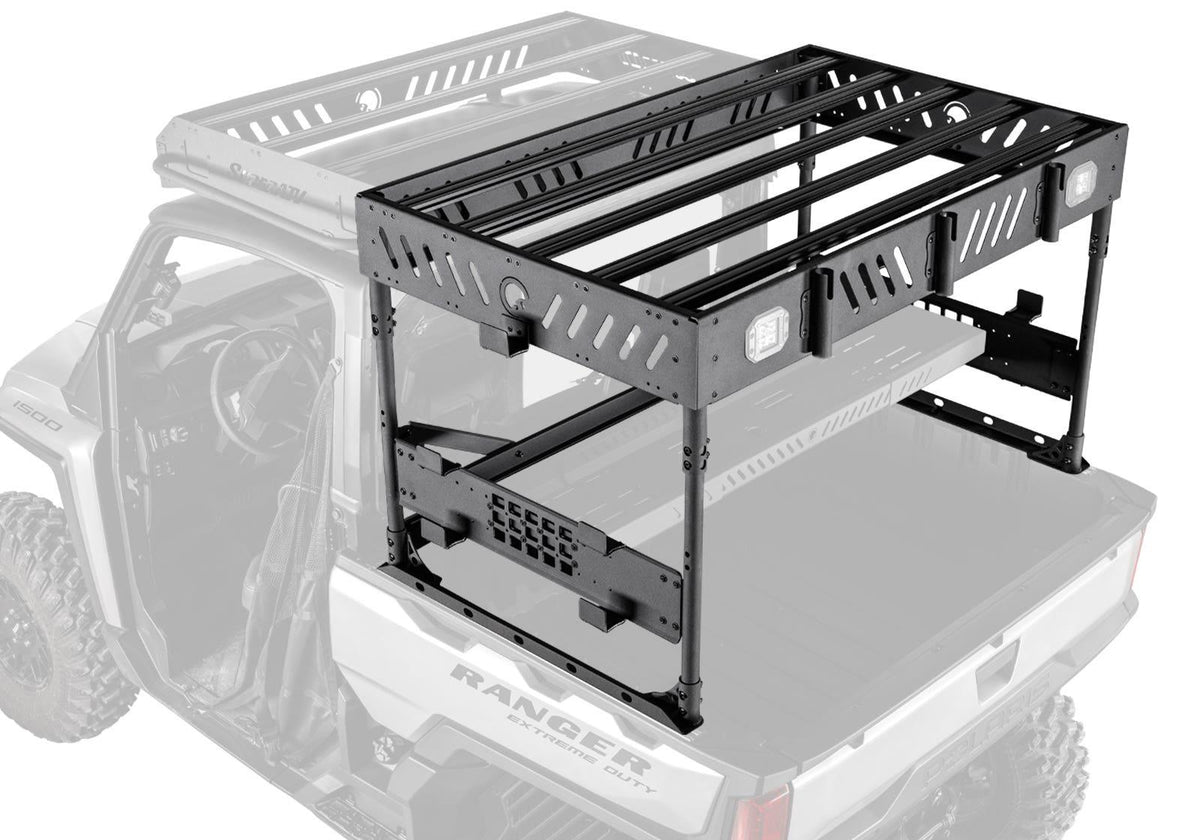 SuperATV Outfitter Bed Rack for Polaris Ranger XD 1500 - image 19
