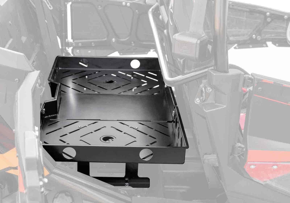 SuperATV Rear Seat Cargo Rack for Polaris RZR XP 4 Turbo S