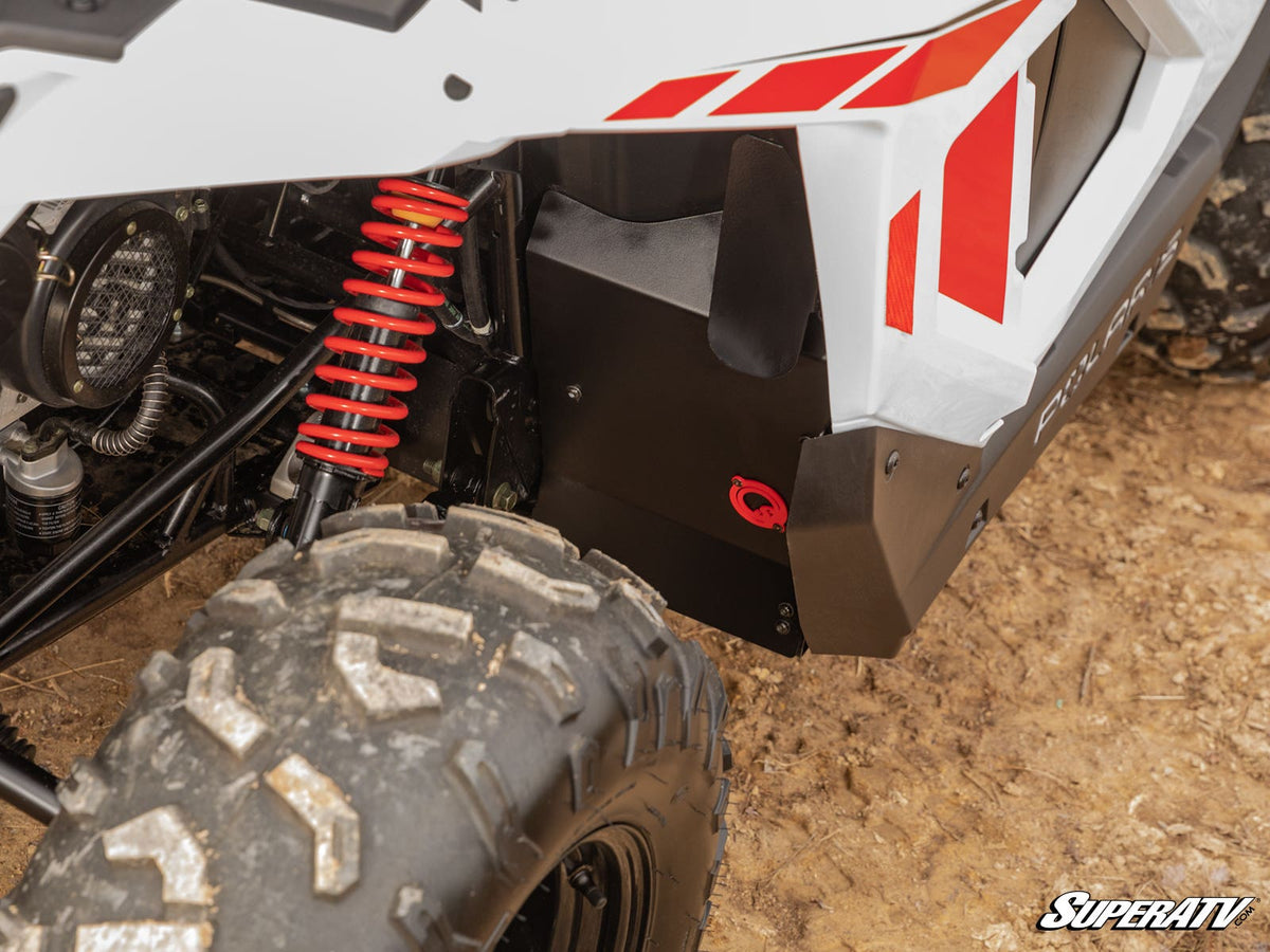 SuperATV Rear Inner Fender Guards for Polaris RZR 200 - image 3