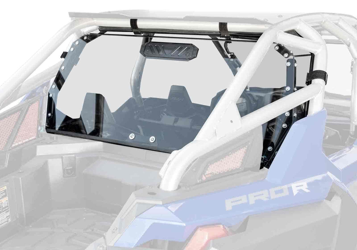 SuperATV Rear Vented Windshield for Polaris RZR Pro R - image 13