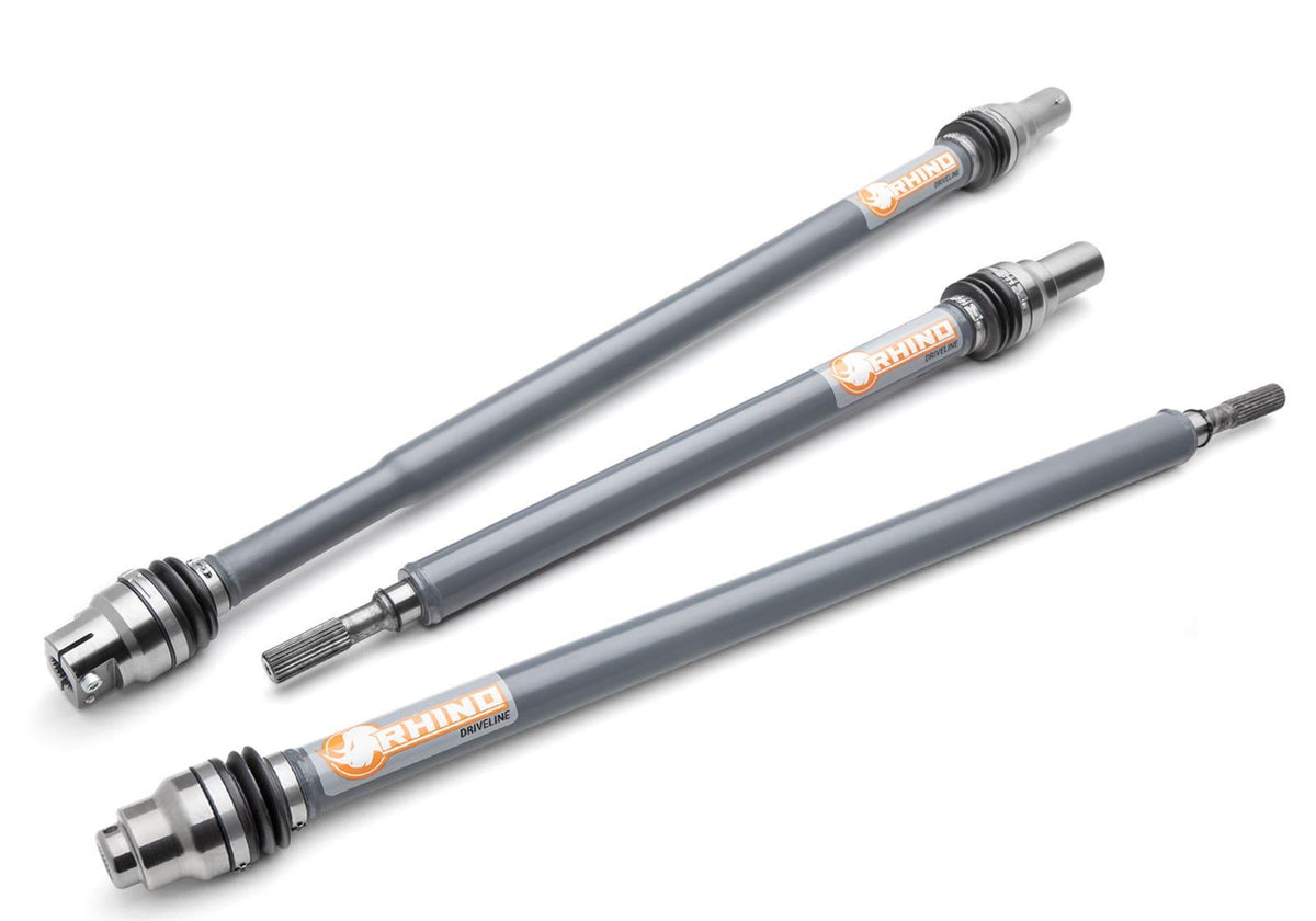 SuperATV Polaris RZR Pro S Heavy-Duty Prop Shaft - Rhino Driveline - front, mid, and rear