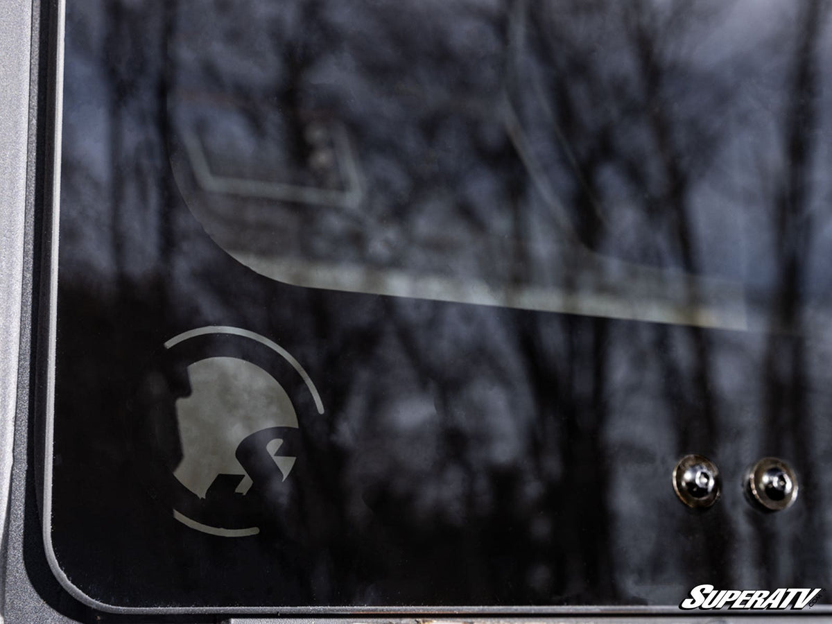 SuperATV HD8 Glass Sliding Rear Windshield for Can-Am Defender - image 4