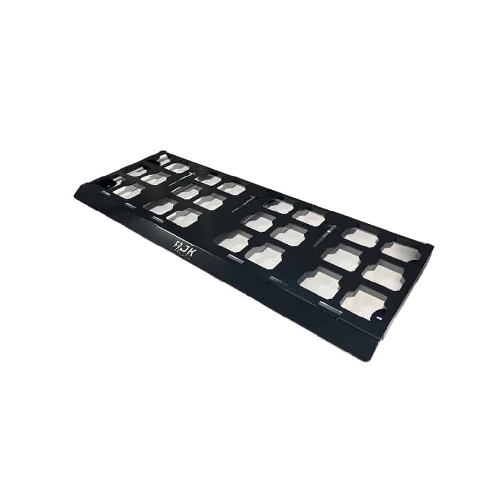 Universal Milwaukee Packout Mount 2.0 — Universal Milwaukee Packout Mount 2.0  AJK Offroad Right Side Angle