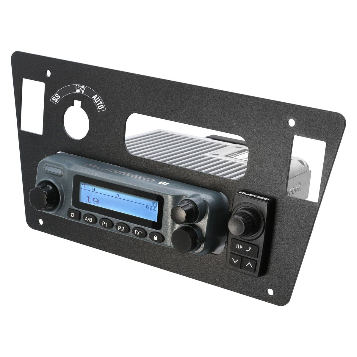 2024-2025 Yamaha YXZ Mount for Mobile Radio and Rocker Switch Intercoms – 