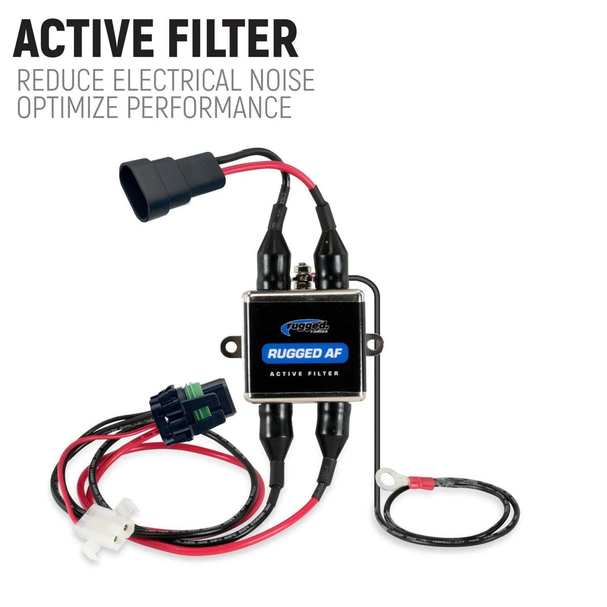 Rugged Radios active filter included with communication kit