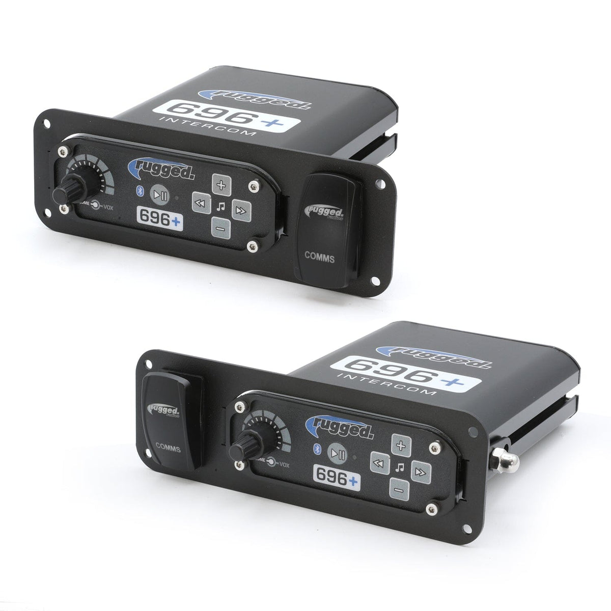 In-Dash Mount with Switch Hole for Rugged Intercoms – 