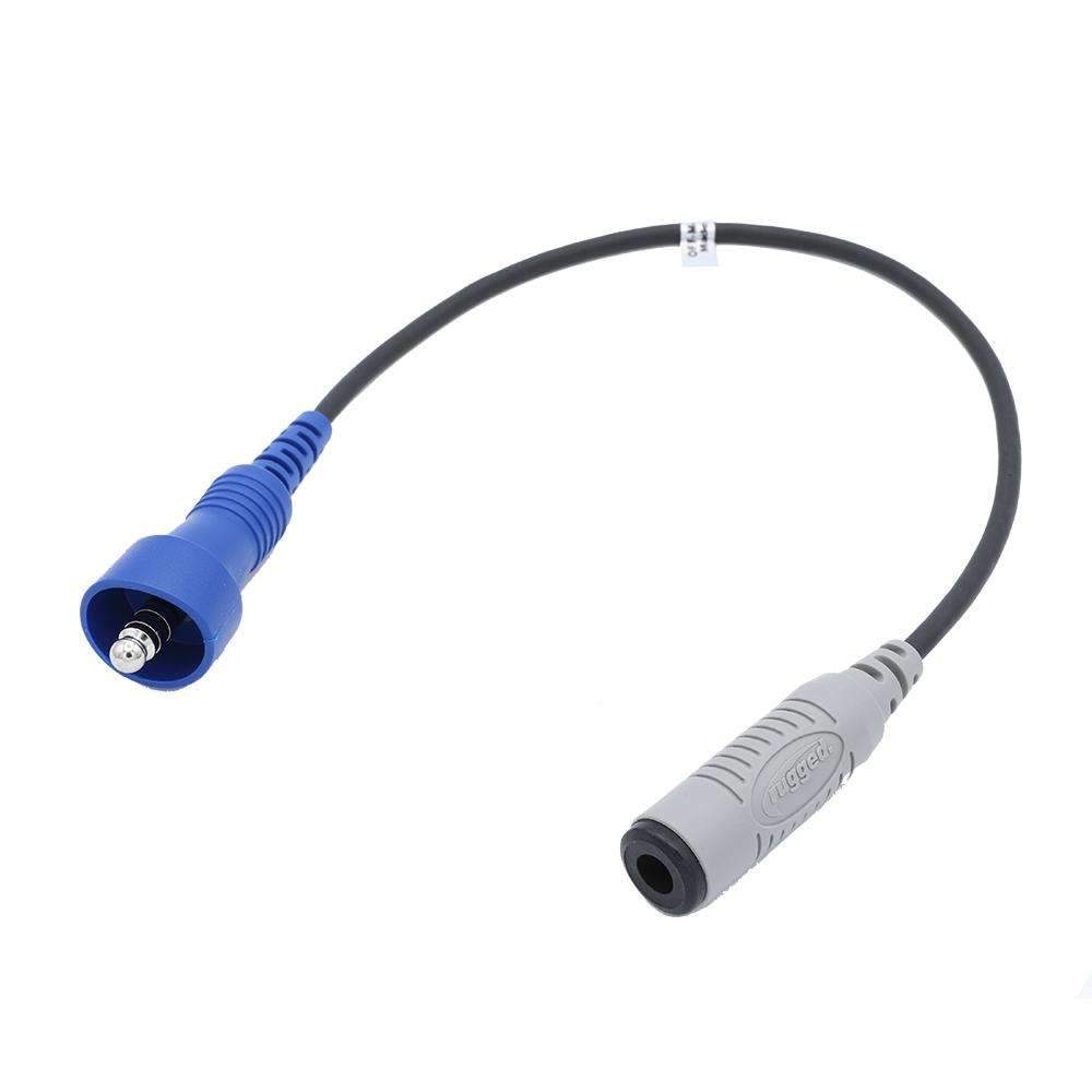 Male OFFROAD Straight Cable to Female STX STEREO or TRAX Stereo Intercom Adapter – 