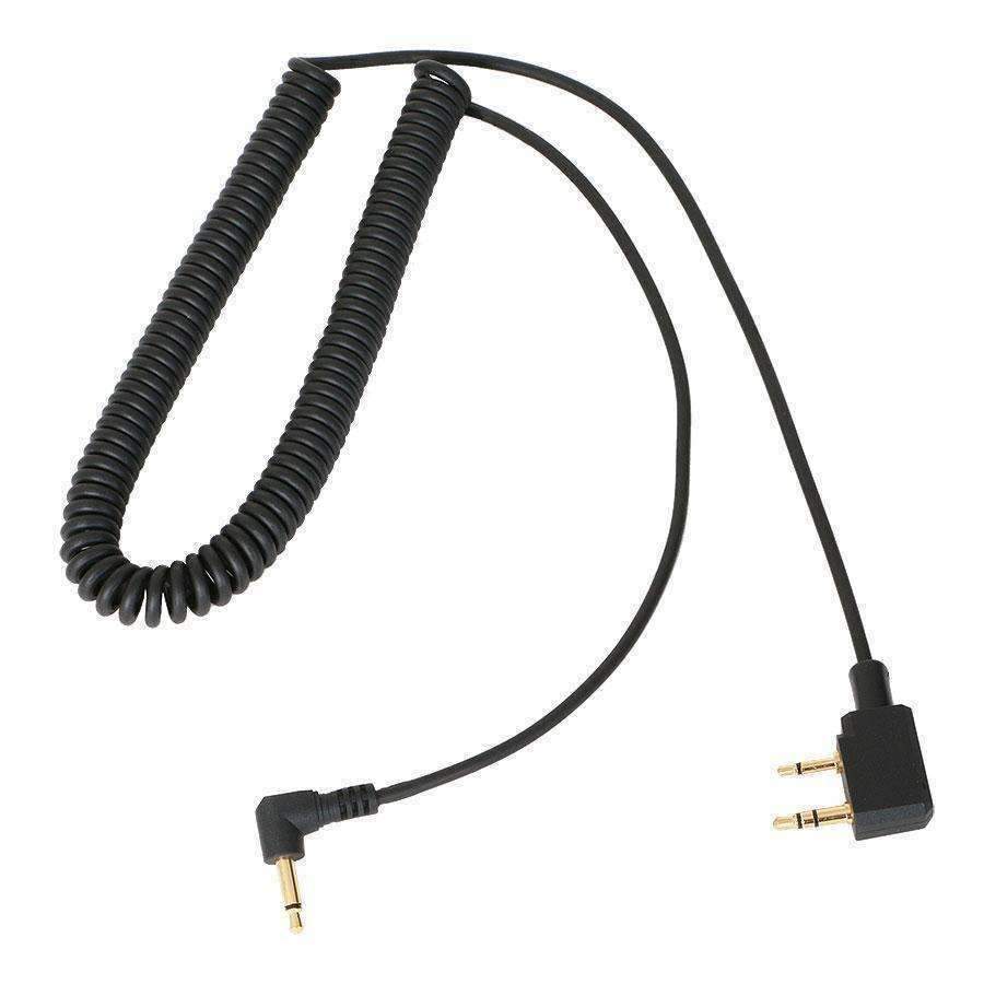 Rugged and Kenwood Radio - Spotter Headset Listen Only Coil Cord – 