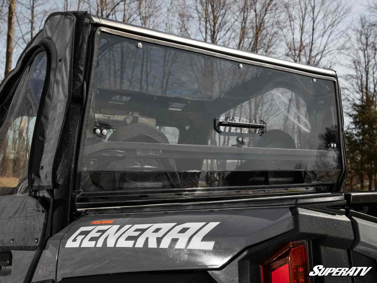 SuperATV Rear Vented Windshield for Polaris General XP 1000 - image 6