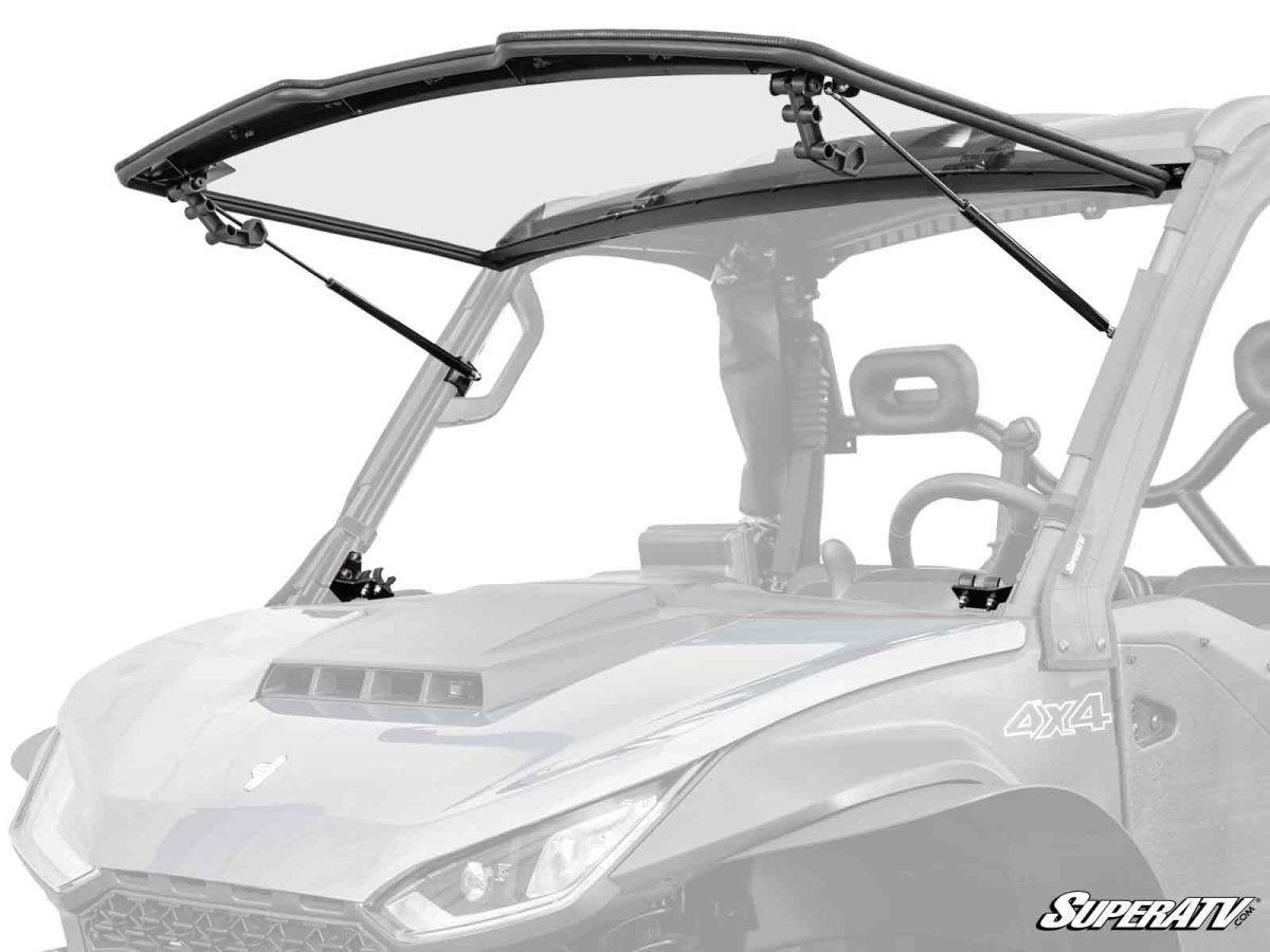 Segway Fugleman UT10 Scratch - Resistant Flip Windshield | SuperATV - Rad UTV Parts