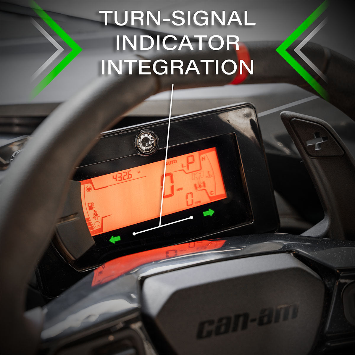 Turn-Signal Plug-&-Play Kit | 2024-2026 Can-AM Maverick R | Sequential Front Fang Lights w/Taillight Integration