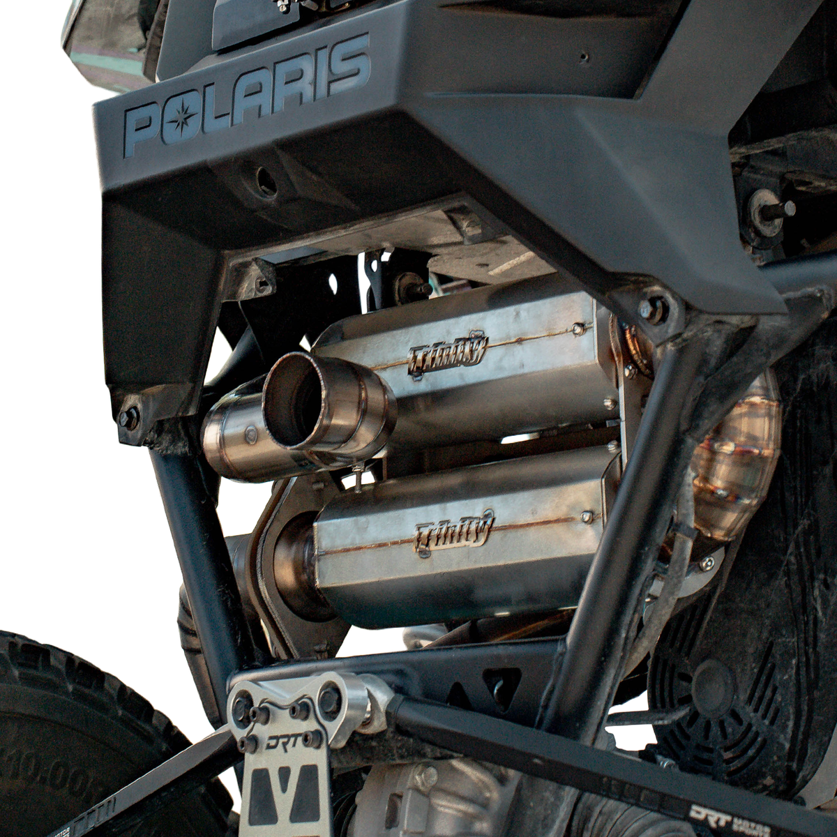 Trinity Racing TR-4206 Stage 5 Dual Slip-On exhaust for 2022–2027 Polaris RZR Pro R - view 1