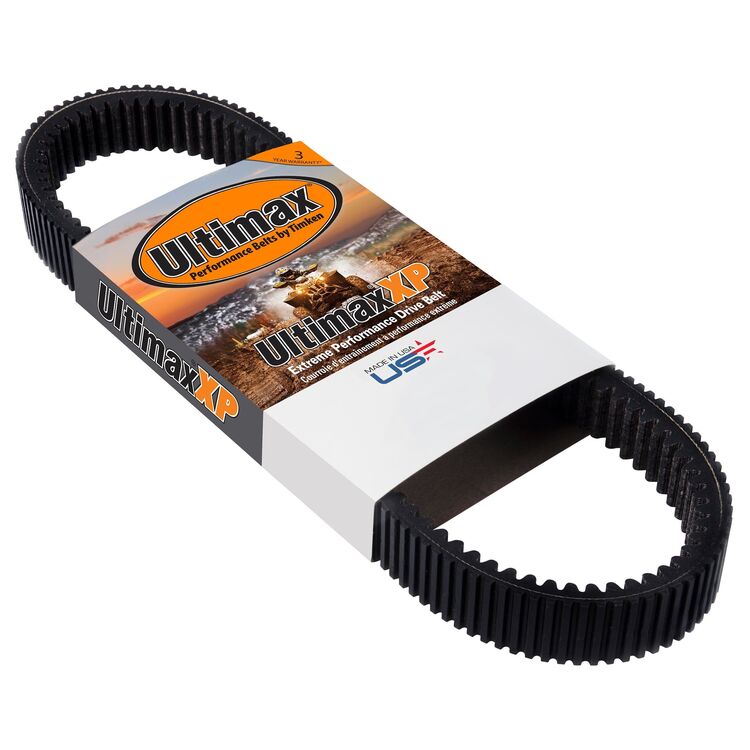 Ultimax XP-series CVT drive belt and packaging, representative image for UXP490
