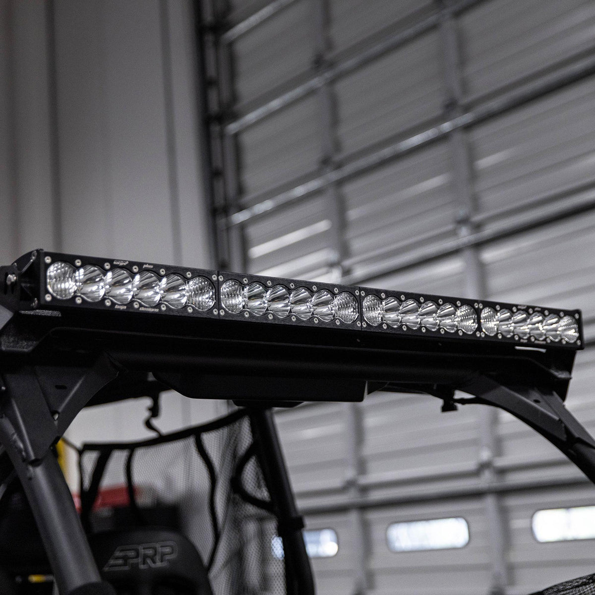 Baja Designs OnX6+ 40-inch roof light kit installed on Kawasaki KRX 1000