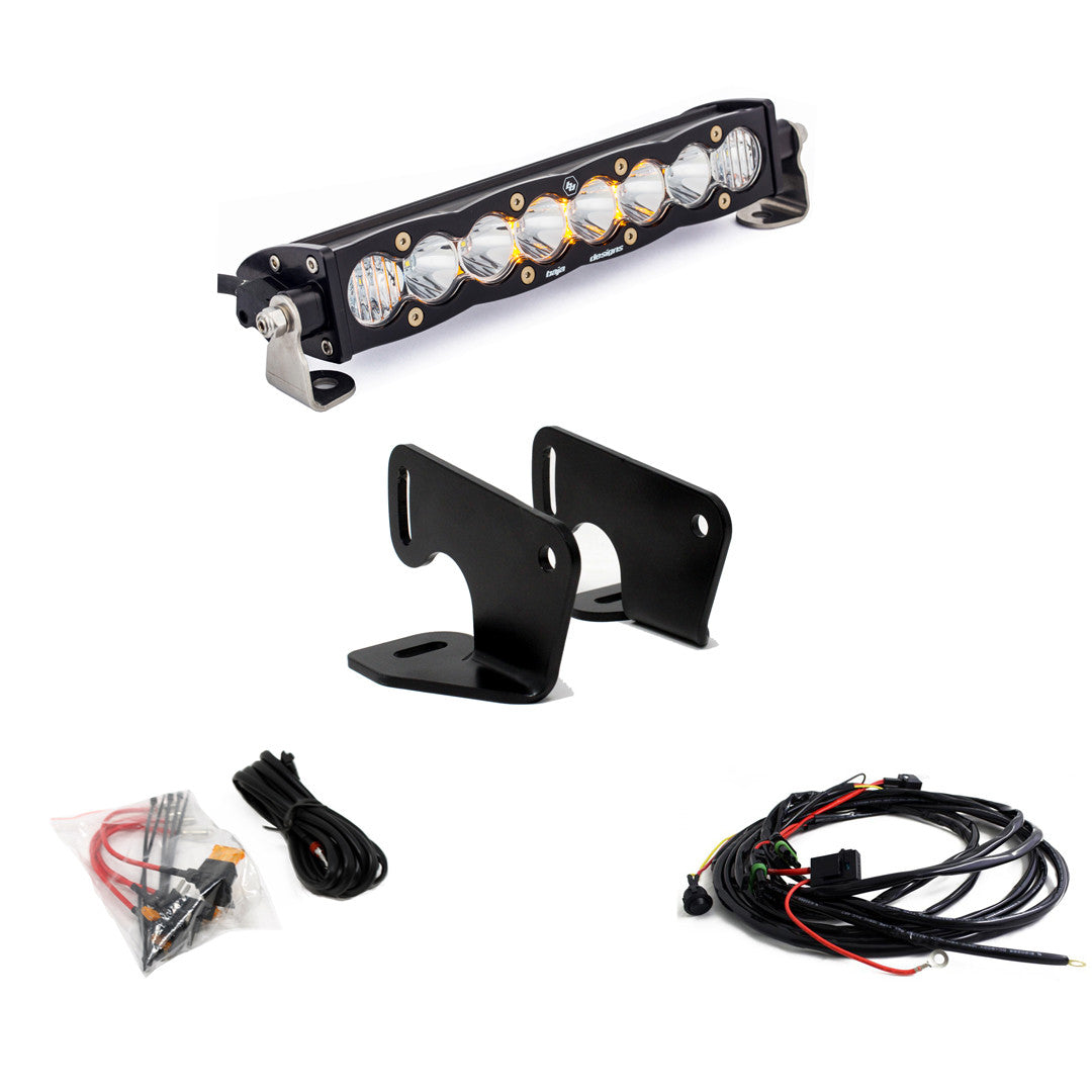 Baja Designs S8 10-inch hood light kit for Polaris RZR Pro XP