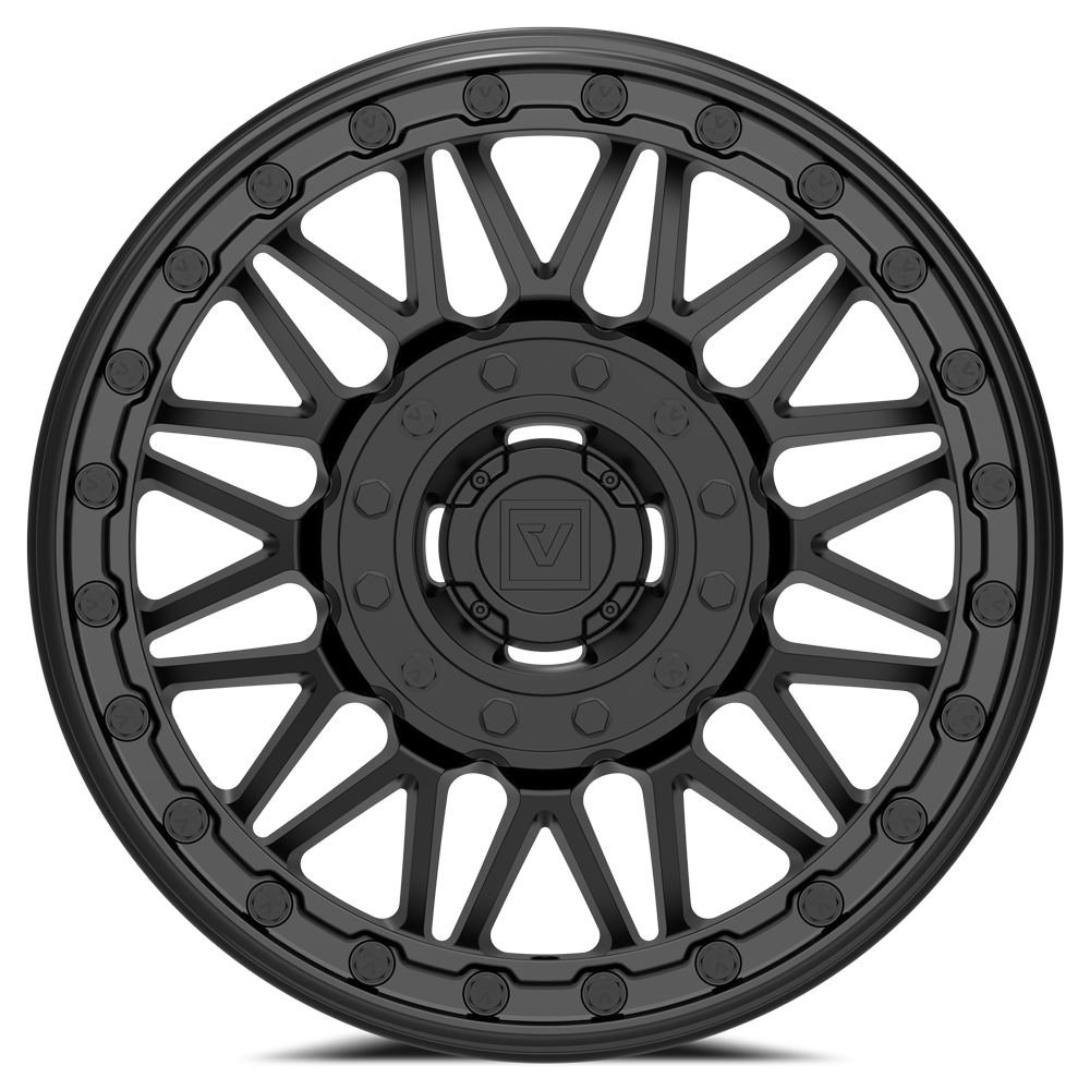 V08 Satin Black UTV Beadlock - Valor Offroad