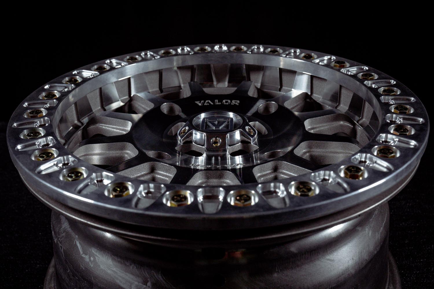 V09 Raw Machined UTV Beadlock - Valor Offroad