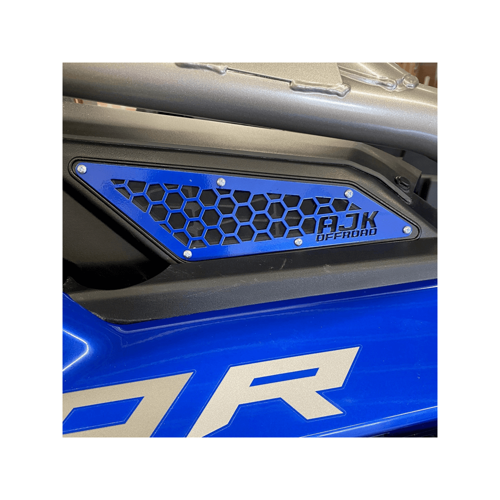 Intake Vent Covers Polaris Pro XP / Pro R / Turbo R / Pro S — Intake Vent Covers Polaris Pro XP / Pro R / Turbo R  AJK Offroad Outside Blue