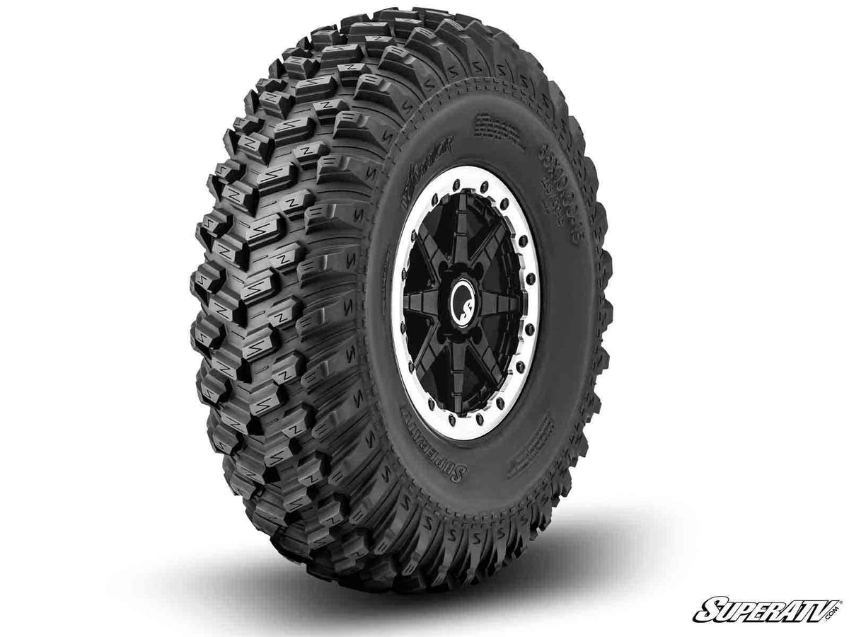 SuperATV Sticky XT Warrior Tires 35x10x15 on 15x10 Healy Lock Series Beadlock Wheels 4/156 Pattern - image 2