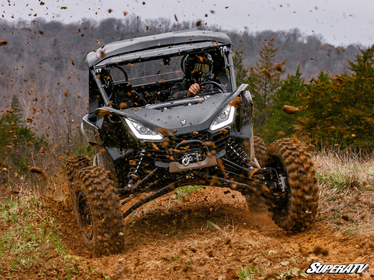 SuperATV Standard XT Warrior Tires 34x10x14 on 14x10 Healy Lock Series Beadlock Wheels 4/156 Pattern - image 5