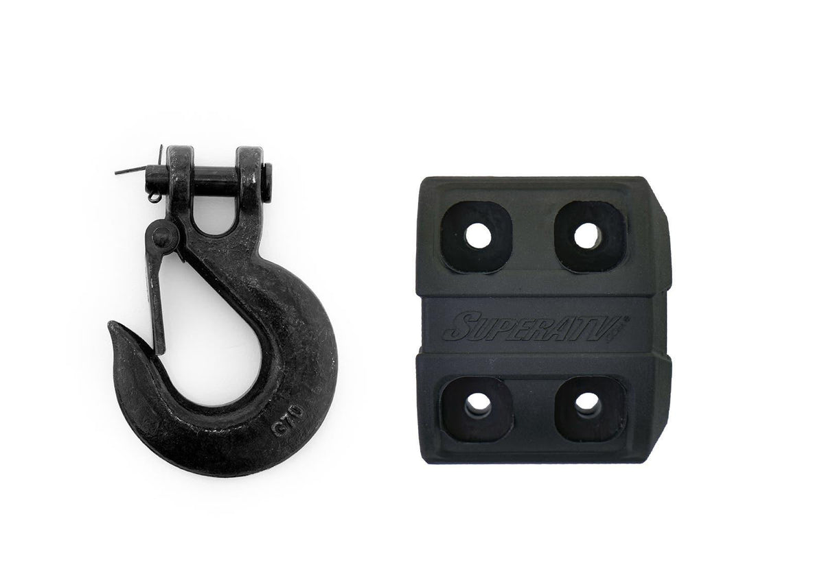 SuperATV Winch Hook and Rubber Stopper