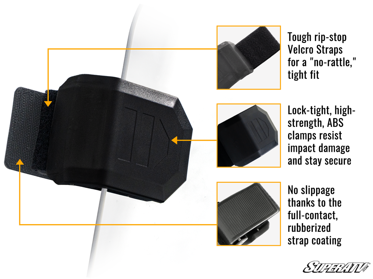 SuperATV Vented Full Windshield for Polaris Ranger 900 Diesel - image 18