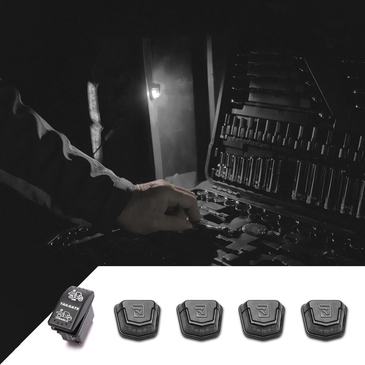 Polaris Xpedition Plug & Play Automatic UTV Trunk Bed Light Kit