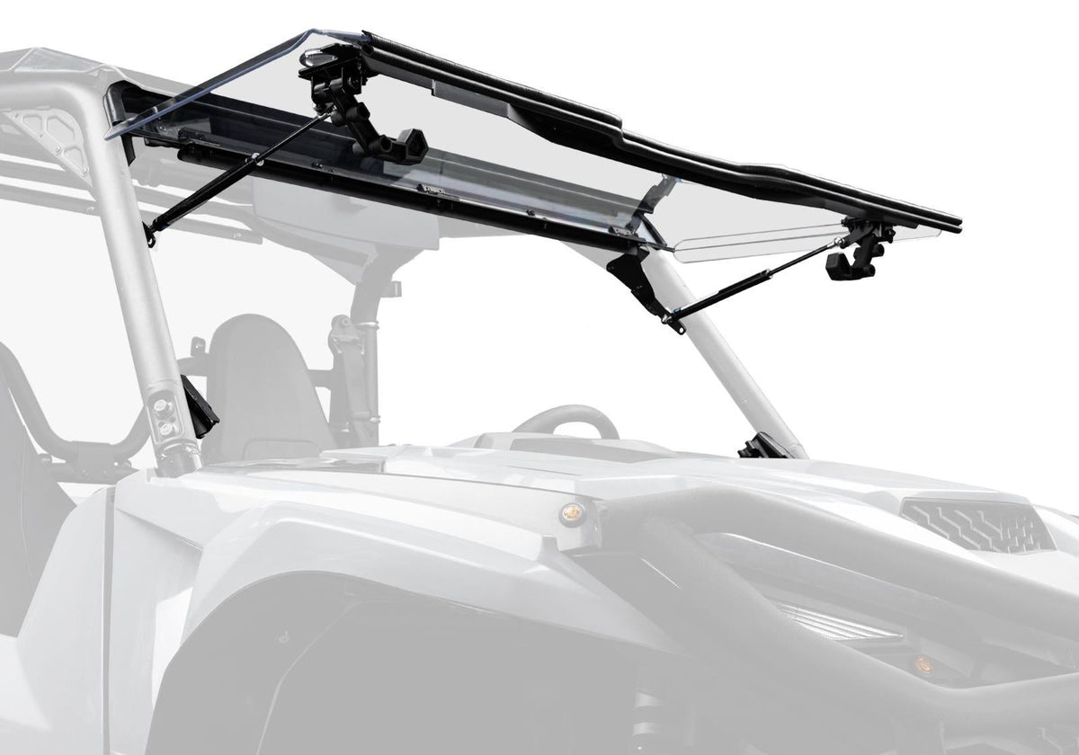 SuperATV Scratch Resistant Flip Windshield for Yamaha Wolverine X2