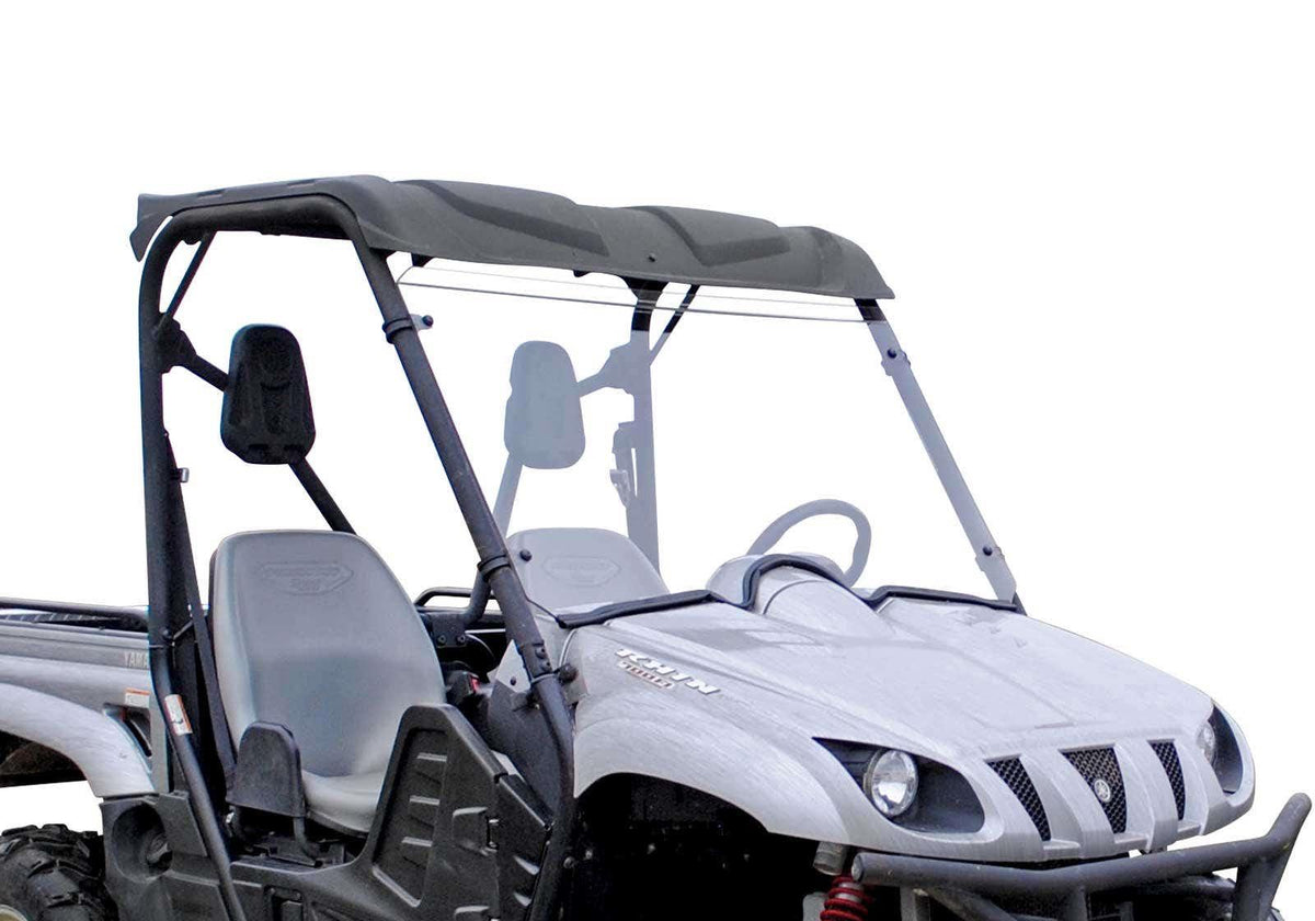 SuperATV Scratch Resistant Full Windshield for Yamaha Rhino