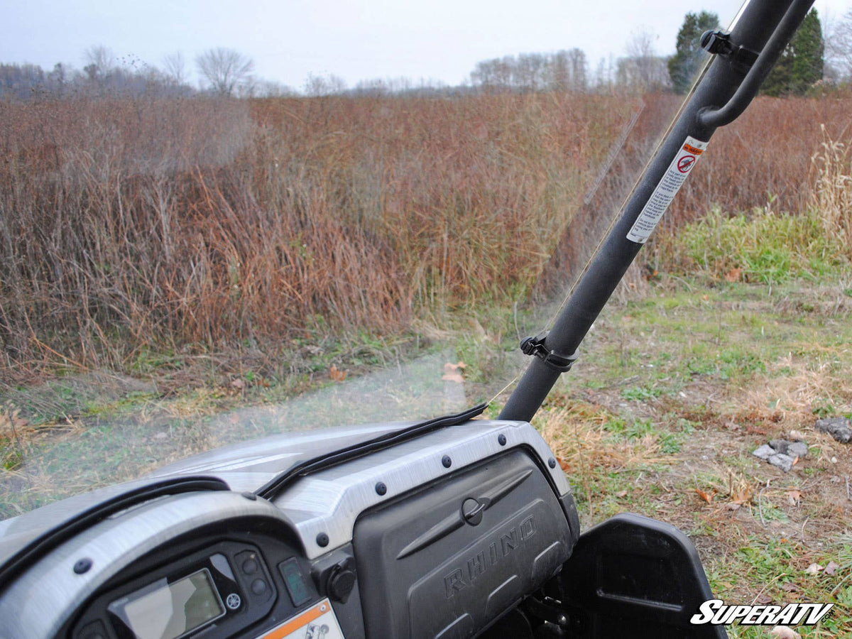 SuperATV Scratch Resistant Full Windshield for Yamaha Rhino - image 6