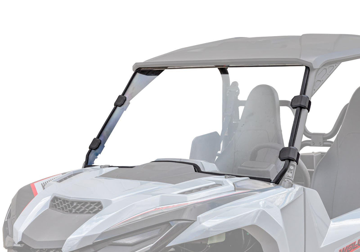 SuperATV Scratch-Resistant Full Windshield for Yamaha Wolverine X4 850