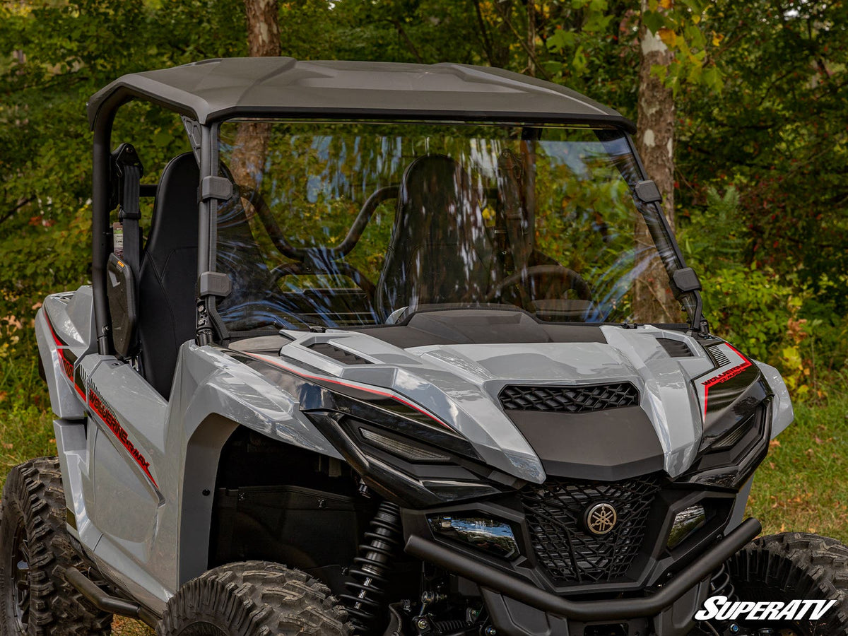 SuperATV Scratch Resistant Full Windshield for Yamaha Wolverine RMAX 1000 - image 2
