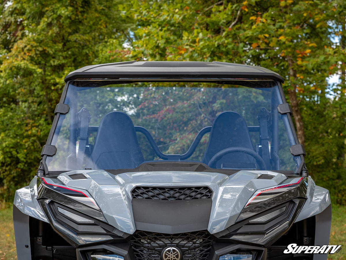 SuperATV Scratch-Resistant Full Windshield for Yamaha Wolverine X4 850 - image 2