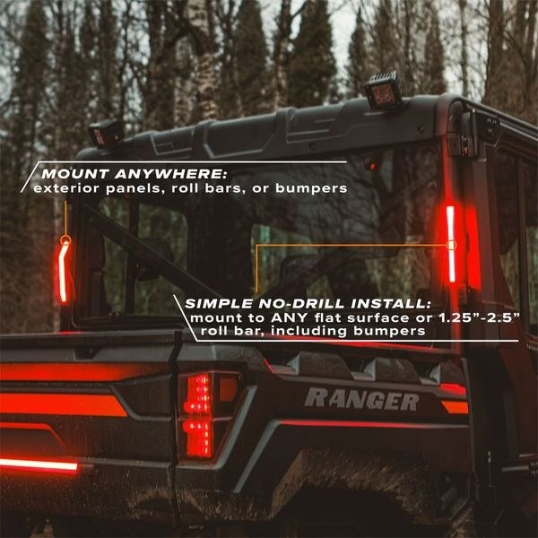 Apex Lights - Red - Ranger 570/900, General, Honda Pioneer