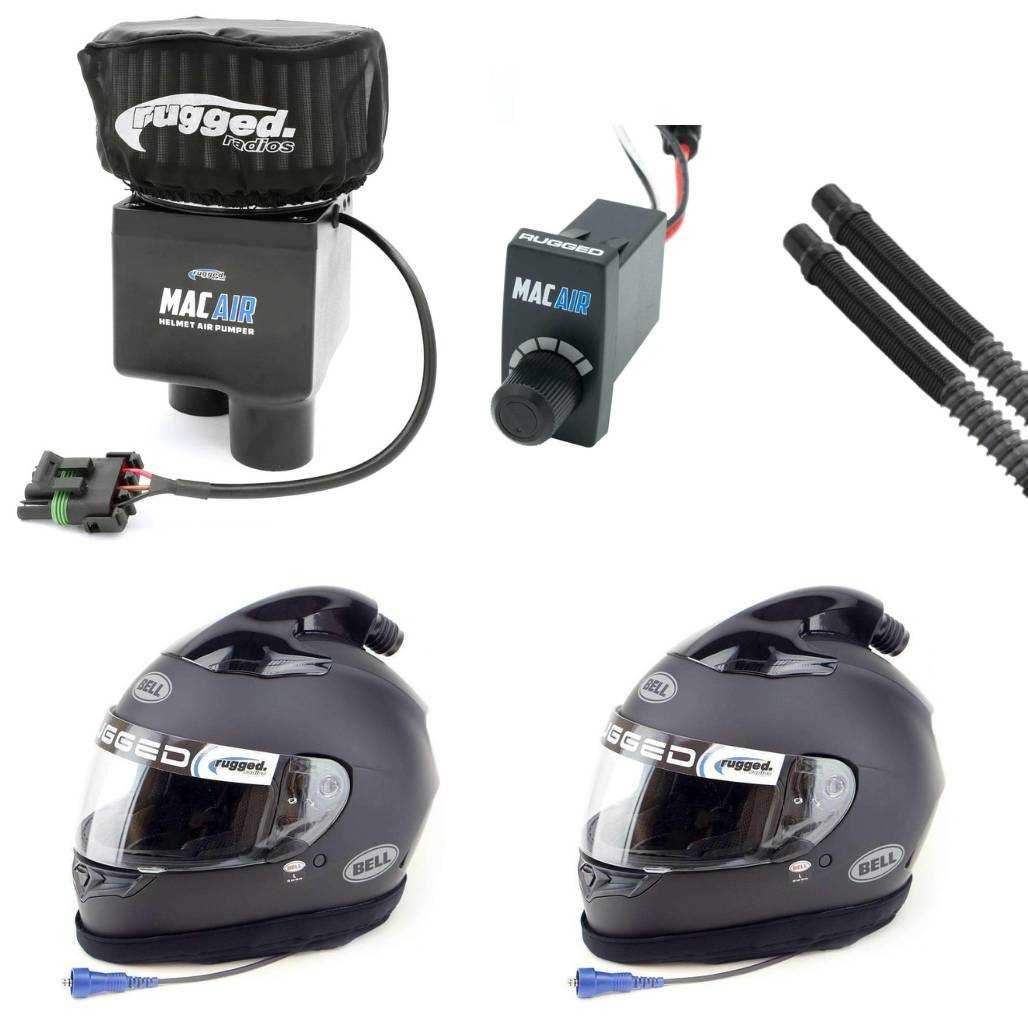 arai helmet air system Rugged Air Pumper: Complete 2-Person Helmet Fresh Air System
