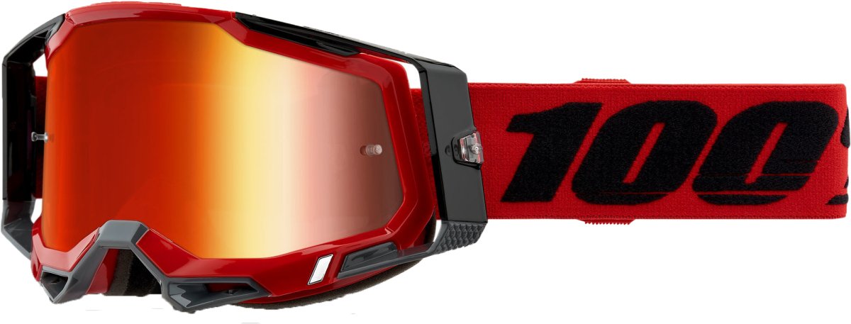 Racecraft 2 Goggle Red Mirror Red Lens - Rad Parts