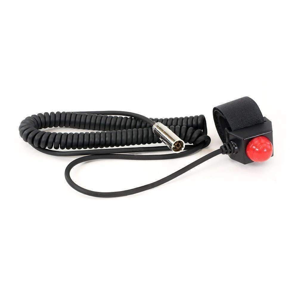Velcro Mount Steering Wheel Push to Talk (PTT) with Coil Cord for Car Harnesses - Rad Parts